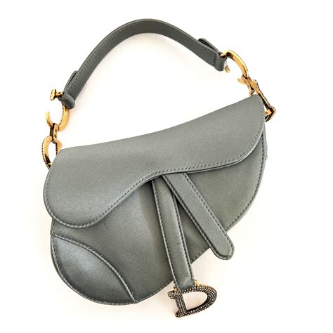 dior mini satin saddle bag|pre owned Dior saddle bag.